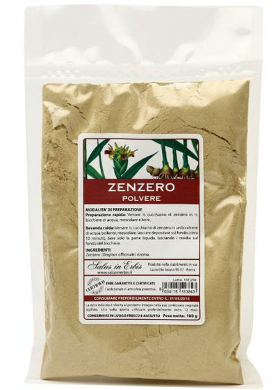 SALUS IN ERBIS- Zenzero - rizoma - polvere 100 g - Parafarmacia corradini