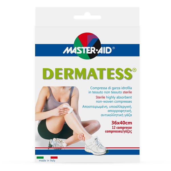 DERMATESS® 36X40 MASTER-AID® 12 COMPRESSE – Parafarmacia corradini