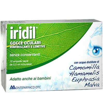 Iridil Gocce Oculari 10 Monodose 0,5ml - Parafarmacia corradini