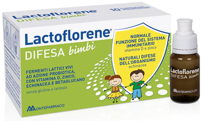 Lactoflorene Difesa Bambini 10 Flaconcini - Parafarmacia corradini