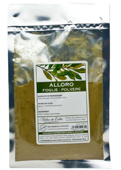 SALUS IN ERBIS - Alloro - foglie - polvere 50 g - Parafarmacia corradini