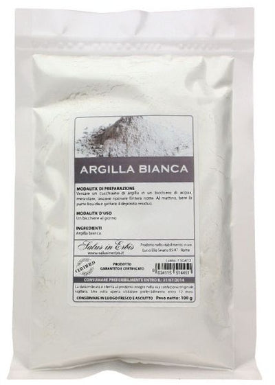 SALUS IN ERBIS - Argilla bianca - polvere 100 g - Parafarmacia corradini