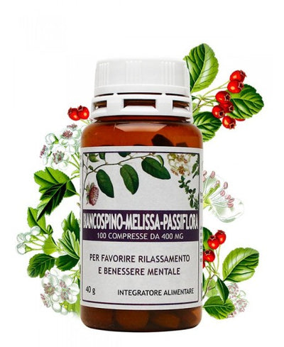 SALUS IN ERBIS - Biancospino - Melissa - Passiflora 100 compresse da 400 mg - Parafarmacia corradini