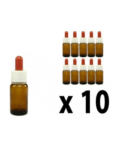 SALUS IN ERBIS - Flacone in vetro scuro 10 ml con contagocce - 10 pz - Parafarmacia corradini