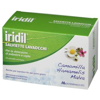 Iridil Lavaocchi Salviette Monodose - Parafarmacia corradini