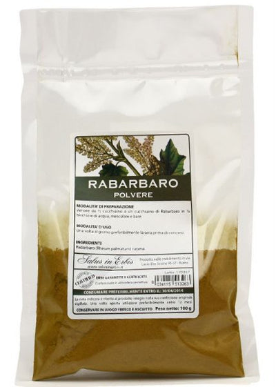 SALUS IN ERBIS - Rabarbaro - rizoma - polvere 100 g - Parafarmacia corradini
