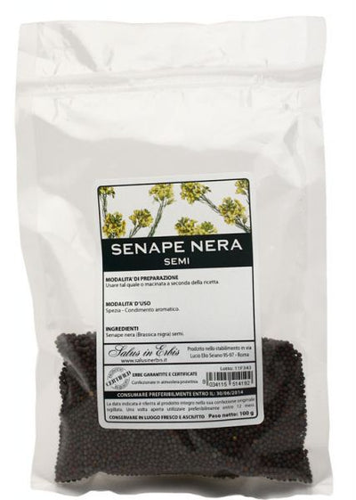 SALUS IN ERBIS - Senape nera - semi 100 g - Parafarmacia corradini