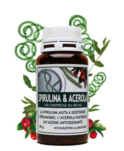 SALUS IN ERBIS - Spirulina & Acerola - compresse da 400 mg - Parafarmacia corradini